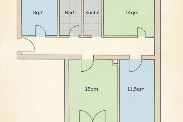 Predaj bytu 4-izbový 70 m², Augsburg Hochzoll Predaj bytu 4-izbový 70 m², Augsburg Hochzoll