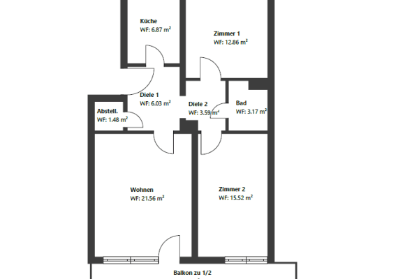 Predaj bytu 3-izbový 77 m², Warthestraße 10, München, Bavorsko Predaj bytu 3-izbový 77 m², Warthestraße 10, München, Bavorsko