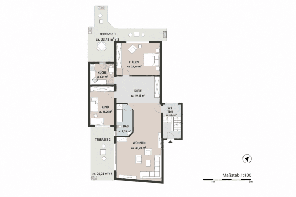 Predaj bytu 3-izbový 147 m², Königswinter Predaj bytu 3-izbový 147 m², Königswinter
