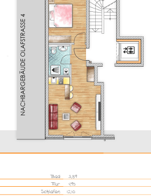 Predaj bytu 2-izbový 40 m², Nürnberg Predaj bytu 2-izbový 40 m², Nürnberg