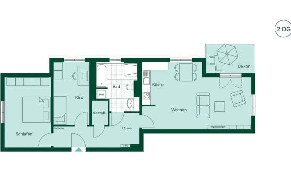 Prenájom bytu 3-izbový 87 m², Fischerstraße 28h, Zossen Prenájom bytu 3-izbový 87 m², Fischerstraße 28h, Zossen