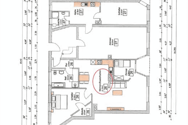 Predaj bytu 3-izbový 81 m², Hanauer Vorstadt 13, Hanau Predaj bytu 3-izbový 81 m², Hanauer Vorstadt 13, Hanau