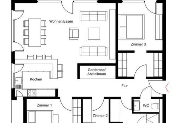 Prenájom bytu 4-izbový 113 m², Fuhrmannsgasse 7, Gütersloh Prenájom bytu 4-izbový 113 m², Fuhrmannsgasse 7, Gütersloh