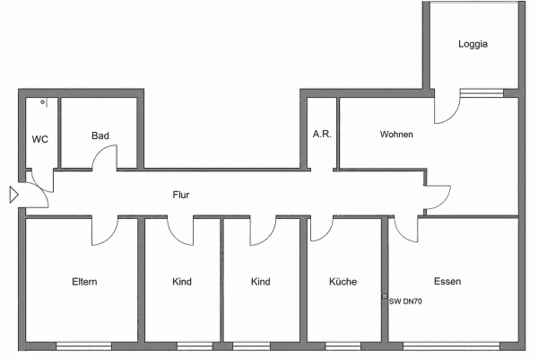 Prenájom bytu 5-izbový 106 m², Blumenstraße 40, Elsdorf, Severné Porýnie - Westfálsko Prenájom bytu 5-izbový 106 m², Blumenstraße 40, Elsdorf, Severné Porýnie - Westfálsko