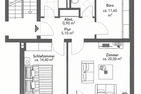 Predaj bytu 3-izbový 68 m², Hutterstr. 5, München, Bavorsko Predaj bytu 3-izbový 68 m², Hutterstr. 5, München, Bavorsko