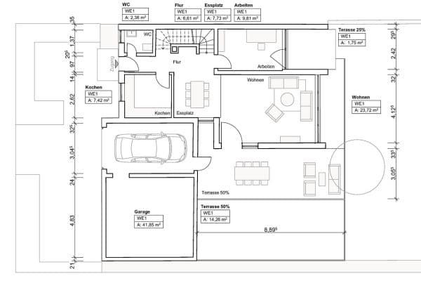 Predaj domu 128 m², pozemek 512 m², Maria-Eich-Str. 17a, Gräfelfing, Bavorsko Predaj domu 128 m², pozemek 512 m², Maria-Eich-Str. 17a, Gräfelfing, Bavorsko