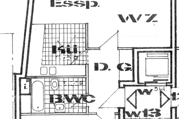 Prenájom bytu 2-izbový 55 m², Geleitsstr. 32, Offenbach am Main Prenájom bytu 2-izbový 55 m², Geleitsstr. 32, Offenbach am Main
