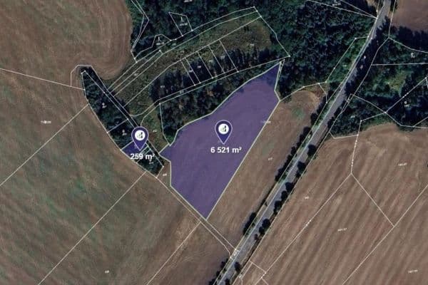 Predaj pozemku 6.780 m², Přelíc Predaj pozemku 6.780 m², Přelíc