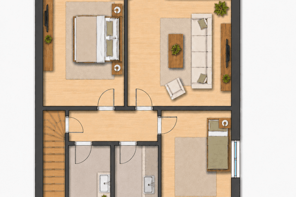 Prenájom bytu 3-izbový 63 m², Stuttgart, Bádensko-Wurttembersko Prenájom bytu 3-izbový 63 m², Stuttgart, Bádensko-Wurttembersko