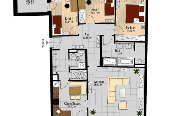 Predaj bytu 4-izbový 115 m², Franz-Marc-Straße 1, Puchheim-Bahnhof, Bavorsko Predaj bytu 4-izbový 115 m², Franz-Marc-Straße 1, Puchheim-Bahnhof, Bavorsko