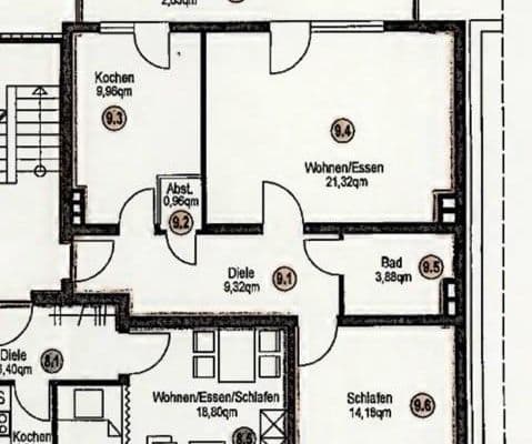 Prenájom bytu 2-izbový 63 m², Poststr. 7, Bottrop Prenájom bytu 2-izbový 63 m², Poststr. 7, Bottrop