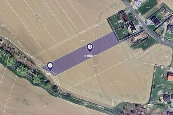 Predaj pozemku 5.260 m², Bílá Lhota Predaj pozemku 5.260 m², Bílá Lhota
