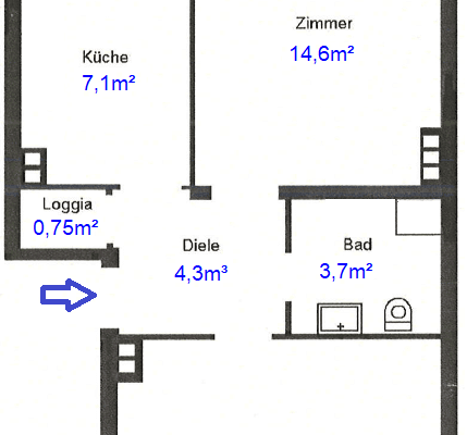 Predaj bytu 2-izbový 47 m², Eifelstr. 46, Köln, Severné Porýnie - Westfálsko Predaj bytu 2-izbový 47 m², Eifelstr. 46, Köln, Severné Porýnie - Westfálsko