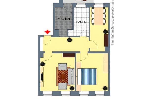 Prenájom bytu 3-izbový 75 m², Reginenstr. 18, Leipzig, Sasko Prenájom bytu 3-izbový 75 m², Reginenstr. 18, Leipzig, Sasko