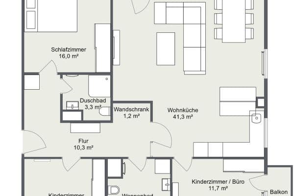 Predaj bytu 4-izbový 98 m², Erkrath Predaj bytu 4-izbový 98 m², Erkrath