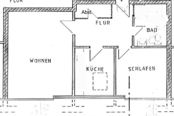 Prenájom bytu 3-izbový 58 m², Dorfstraße 25, Moisburg Prenájom bytu 3-izbový 58 m², Dorfstraße 25, Moisburg