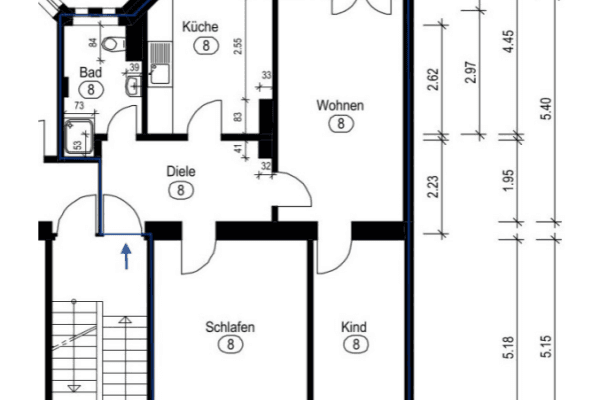 Predaj bytu 3-izbový 76 m², Kopernikusstr. 57, Düsseldorf Predaj bytu 3-izbový 76 m², Kopernikusstr. 57, Düsseldorf