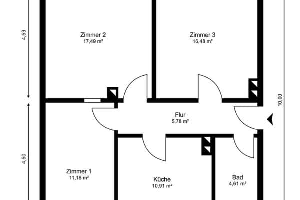 Predaj bytu 3-izbový 68 m², Klütz, Meklenbursko-Predpomoransko Predaj bytu 3-izbový 68 m², Klütz, Meklenbursko-Predpomoransko