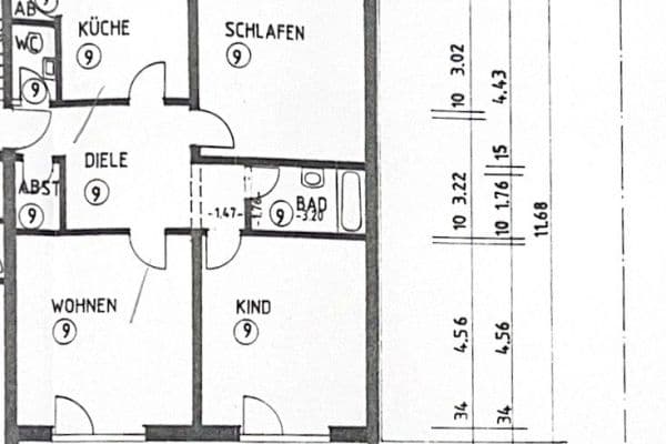Prenájom bytu 3-izbový 106 m², Friedberger Str. 125, Augsburg Prenájom bytu 3-izbový 106 m², Friedberger Str. 125, Augsburg