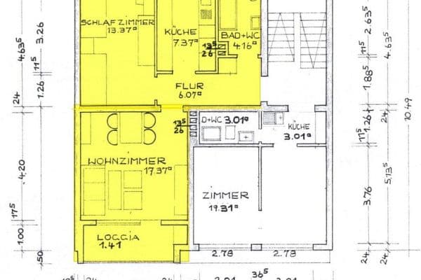 Prenájom bytu 2-izbový 50 m², Hauptstraße 22, Neckarsteinach Prenájom bytu 2-izbový 50 m², Hauptstraße 22, Neckarsteinach