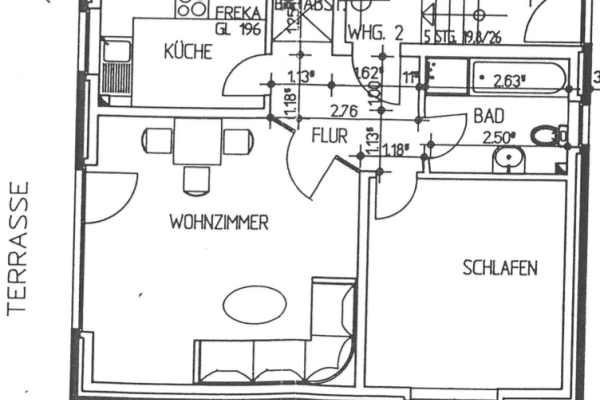Prenájom bytu 2-izbový 58 m², Geesthacht Prenájom bytu 2-izbový 58 m², Geesthacht