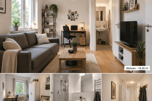 Prenájom bytu 2-izbový 30 m², Steigstraße 16, Stuttgart Rohr Prenájom bytu 2-izbový 30 m², Steigstraße 16, Stuttgart Rohr