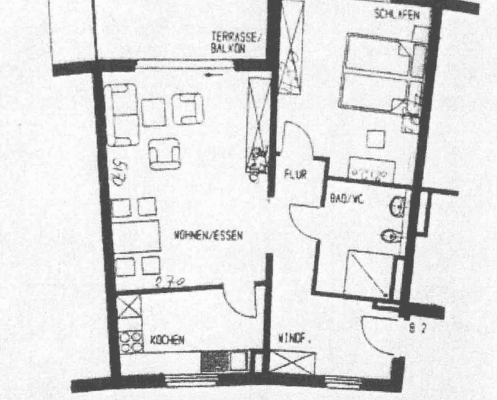 Prenájom bytu 2-izbový 70 m², Oberbaselweg 55, Weil am Rhein Prenájom bytu 2-izbový 70 m², Oberbaselweg 55, Weil am Rhein