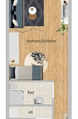 Prenájom bytu 1-izbový 39 m², Karolinenstraße 118, Fürth Prenájom bytu 1-izbový 39 m², Karolinenstraße 118, Fürth