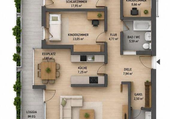 Predaj bytu 4-izbový 112 m², Herrsching, Bavorsko Predaj bytu 4-izbový 112 m², Herrsching, Bavorsko