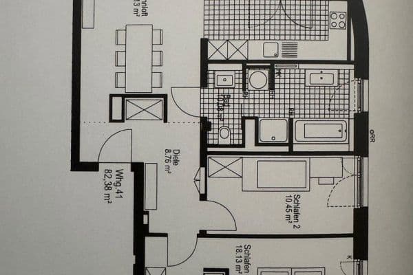 Prenájom bytu 3-izbový 83 m², Windprechtstraße 30, Halle, Bavorsko Prenájom bytu 3-izbový 83 m², Windprechtstraße 30, Halle, Bavorsko