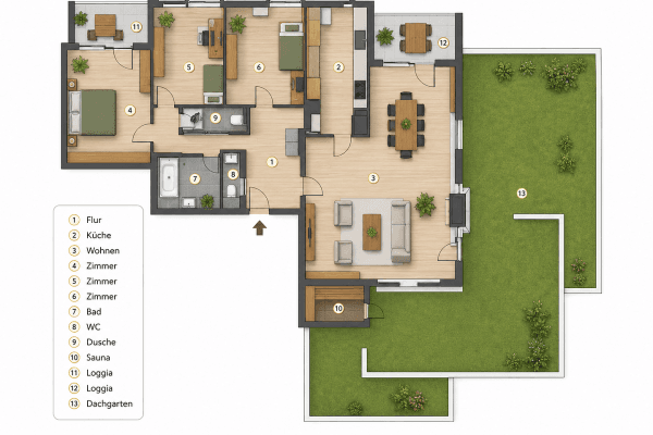 Predaj bytu 4-izbový 138 m², Erkrath, Severné Porýnie - Westfálsko Predaj bytu 4-izbový 138 m², Erkrath, Severné Porýnie - Westfálsko