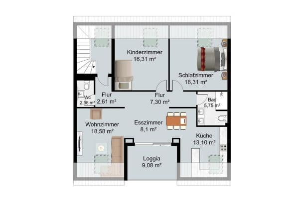Prenájom bytu 3-izbový 95 m², Güldensteinstraße 50, Heilbronn Prenájom bytu 3-izbový 95 m², Güldensteinstraße 50, Heilbronn