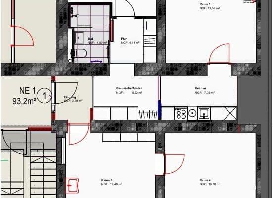 Prenájom kancelárie 94 m², Budenbergstraße 9, Magdeburg, Sasko-Anhaltsko Prenájom kancelárie 94 m², Budenbergstraße 9, Magdeburg, Sasko-Anhaltsko