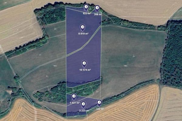 Predaj pozemku 24.576 m², Korno Predaj pozemku 24.576 m², Korno