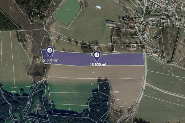 Predaj pozemku 18.923 m², Lodhéřov, Jihočeský kraj Predaj pozemku 18.923 m², Lodhéřov, Jihočeský kraj