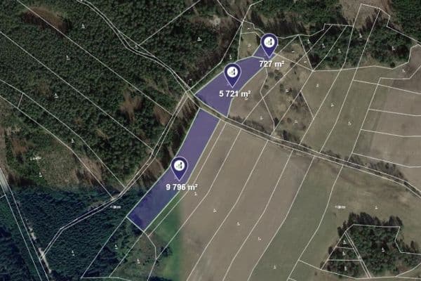 Predaj pozemku 16.244 m², Lodhéřov Predaj pozemku 16.244 m², Lodhéřov