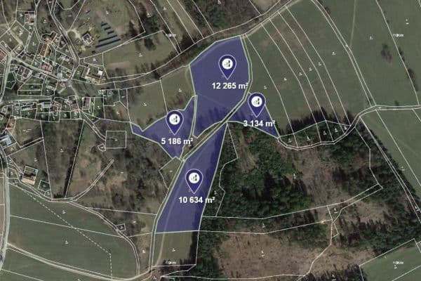 Predaj pozemku 31.219 m², Lodhéřov, Jihočeský kraj Predaj pozemku 31.219 m², Lodhéřov, Jihočeský kraj