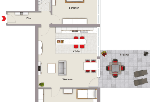 Predaj bytu 3-izbový 86 m², Lemgo Predaj bytu 3-izbový 86 m², Lemgo