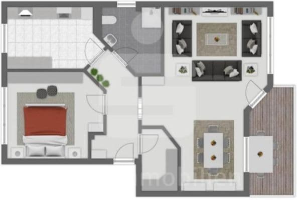 Prenájom bytu 2-izbový 67 m², Kampstraße 7B, Kerpen Prenájom bytu 2-izbový 67 m², Kampstraße 7B, Kerpen