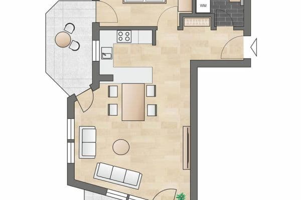 Predaj bytu 2-izbový 60 m², Stuttgarter Str. 3, Filderstadt Predaj bytu 2-izbový 60 m², Stuttgarter Str. 3, Filderstadt