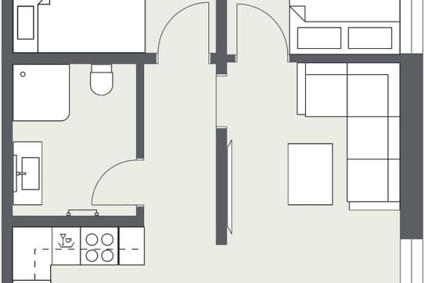 Prenájom bytu 3-izbový 55 m², Berlin, Berlín Prenájom bytu 3-izbový 55 m², Berlin, Berlín