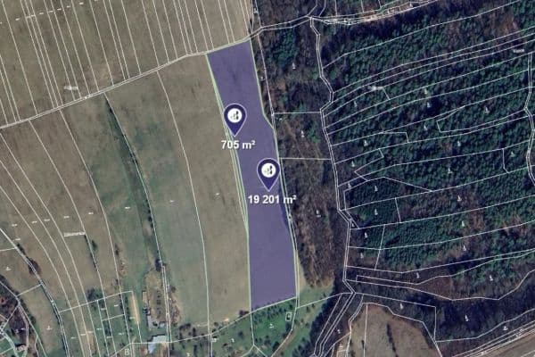 Predaj pozemku 19.906 m², Kaňovice Predaj pozemku 19.906 m², Kaňovice