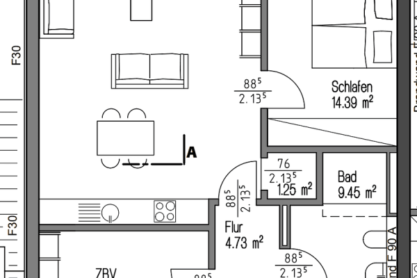 Prenájom bytu 3-izbový 77 m², Borgholzhausen Prenájom bytu 3-izbový 77 m², Borgholzhausen
