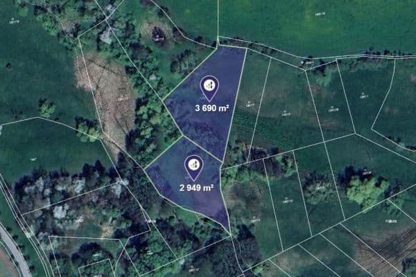 Predaj pozemku 6.639 m², Votice Predaj pozemku 6.639 m², Votice