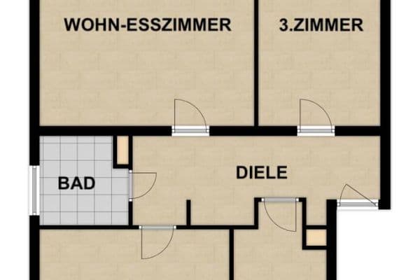 Prenájom bytu 3-izbový 80 m², Rodgau Prenájom bytu 3-izbový 80 m², Rodgau
