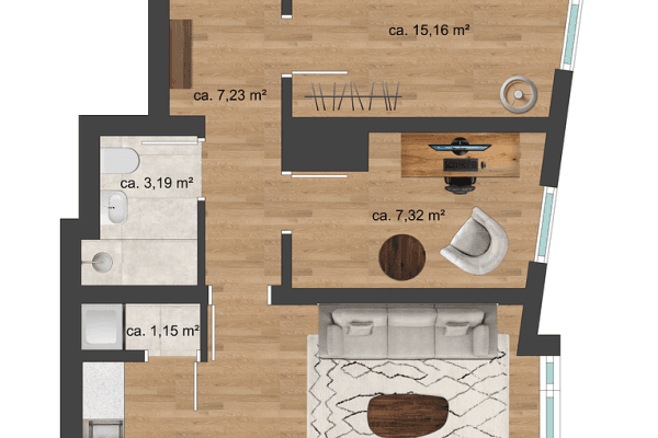 Predaj bytu 3-izbový 61 m², Lothstr. 2, München, Bavorsko Predaj bytu 3-izbový 61 m², Lothstr. 2, München, Bavorsko