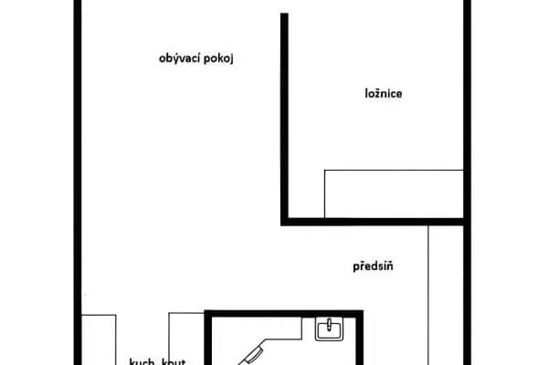 Predaj bytu 2-izbový 42 m², Doubravická, Praha Predaj bytu 2-izbový 42 m², Doubravická, Praha