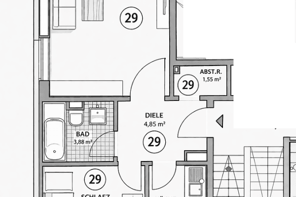 Predaj bytu 2-izbový 42 m², Frank-Wedekind-Straße, Wiesbaden Predaj bytu 2-izbový 42 m², Frank-Wedekind-Straße, Wiesbaden