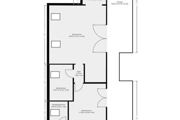 Prenájom bytu 4-izbový 110 m², Stuttgart-Wangen Prenájom bytu 4-izbový 110 m², Stuttgart-Wangen