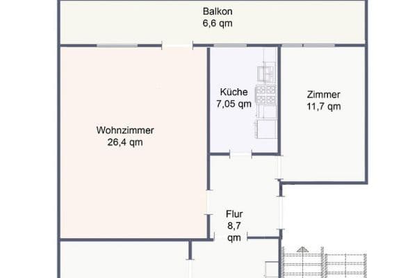 Prenájom bytu 3-izbový 83 m², Lörrach Prenájom bytu 3-izbový 83 m², Lörrach